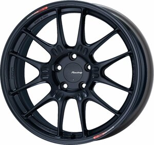 新品1本価格 エンケイ ENKEI GTC02 18x 7.5J +48 (ET48) 5穴 PCD 100 Matte Black(ブラック）