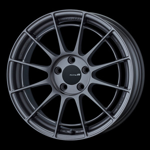 新品4本セット エンケイ ENKEI NT03RR 18x8.5J +30 (ET30) 5穴 PCD 120 Matte Dark Gunmetallic (ガンメタ)