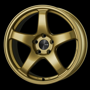 新品1本価格 エンケイ ENKEI PF05 15x 8.0J (8J) +25 (ET25) 4穴 PCD 100 Gold(ゴールド）