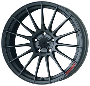 新品4本価格 エンケイ ENKEI RS05RR 18x9.5J +45 (ET45) 5穴 PCD 112 Matte Dark Gunmetallic (ガンメタ)