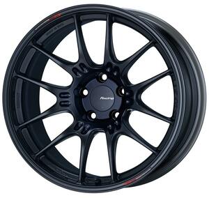 新品2本価格 エンケイ ENKEI GTC02 18x 10.0J (10J) +25 (ET25) 5穴 PCD 114.3 Matte Black(ブラック）