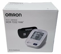 OMRON/オムロン ヘルスケア 上腕式血圧計 HCR-7202 新品_画像1