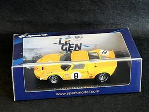 spark 1/43 Ford GT40 #8 W.Mairesse_Beurlys 1968 Le Mans S4540