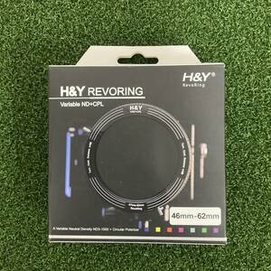 新品 未使用品 H&Y REVORING Variable ND＋CPL 46-62mm 可変式ステップリング 写真 カメラ