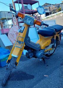 ★HONDA★ホンダ★バイク★スーパーカブ90cc/セル付き★黄色★25769/km★中古品★