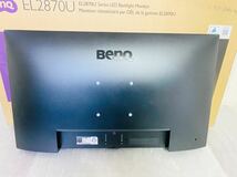 ★BenQ/ベンキュー 28インチ 4K HDR対応 1ms ゲーミングモニター EL2870U【簡易動作確認済】_画像3