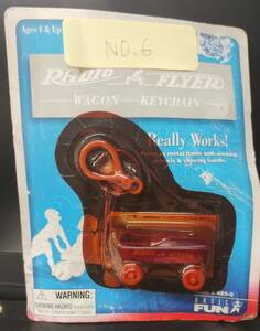 未開封　2000年　廃番　激レア　RADIO FLYER wagon KEYCHAIN 6　ラジオフライヤー ワゴン　キーチェーン　489-0　ミニチュア　キーホルダー