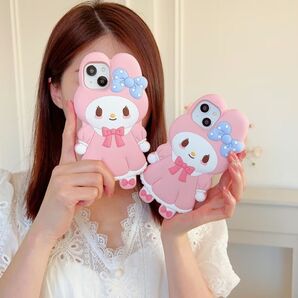 iPhone 15/14/13\\ケース シリコン素材 可愛いケース