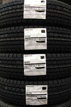 4本セット総額17400円個人宅配23400円 2023年製 BRIDGESTONE W300 145/80R12 80/78N LT 145R12 6PR スタッドレス 冬タイヤ 軽トラ軽バン E_画像1