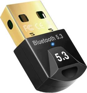 Bluetooth5.3 アダプタ 超小型 ドングル 最大通信距離20m