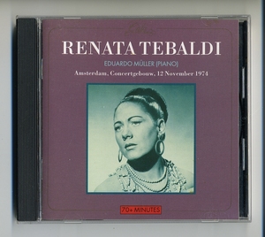 CD★レナータ・テバルディ 1974 アムステルダム リサイタル Recital Amsterdam Concertgebouw コンサート Renata Tebaldi ライヴ live