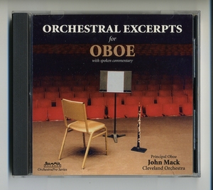 オーケストラ オーボエ CD★Orchestral Excerpts for Oboe ジョン・マック John Mack ベートーヴェン ブラームス チャイコフスキー バッハ