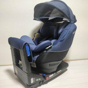 【送料込】アップリカ 綺麗 クルリラ プレミアム ビッテ ISOFIX チャイルドシート 新生児～ 回転 ターン 取付簡単 クリーニング済