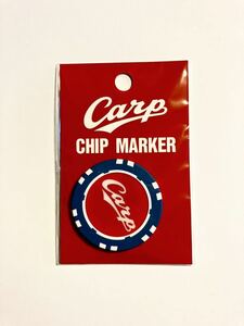 新品☆広島カープ カープ坊や ゴルフチップマーカー CHIP MARKER 青