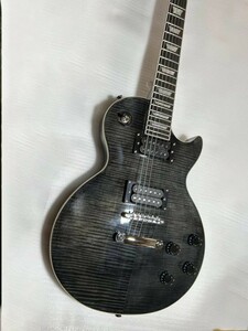 ノーブランド◎Gibson 風◎エレキギター レスポール Les Paul Transparent Ebony Burst