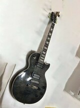 ノーブランド◎Gibson 風◎エレキギター レスポール Les Paul Transparent Ebony Burst_画像2