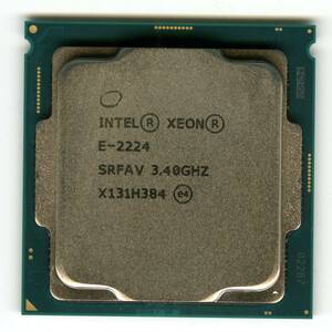 Intel　Xeon　E-2224　SRFAV　中古　