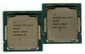 Intel Pentium Gold　 G6405　SRH3Z 　中古2個セット　　　02277,01591