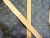 美品　LOUIS VUITTON ヴィトンボストントラベルバッグ　モノグラムキーポルバンドリエール５５　M 41414レザーストラップ付き_画像8