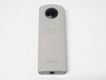 HE-954◆RICOH 360度 全天球カメラ THETA SC シータ ベージュ 中古品_画像2