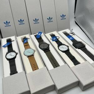 【1円スタート】 稼働品 adidas クォーツ 腕時計 大量 まとめ セット アナログ デジタル カジュアル ウォッチ 箱 タグ付き アディダス