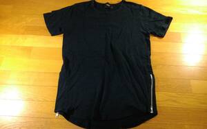 NANO UNIVERSE GROUND FLOOR ナノユニバース Tシャツ SIZE:L 黒 送料215円～