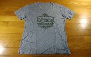 EPOCA UOMO エポカ ウォモ Tシャツ SIZE:50 グレー 送料215円～