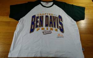 BEN DAVIS ベンデイビス ビックサイズ 半袖Tシャツ SIZE:6L 白 濃緑 送料510円～