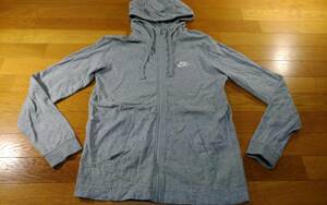 NIKE ナイキ ZIP UP パーカー SIZE:M グレー 送料510円～