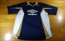 UMBRO アンブロ プラシャツ SIZE:XO 紺 送料215円～_画像1