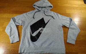 NIKE ナイキ M NSP SB プルオーバーフーディ スウェット SIZE:M グレー 黒 送料1000円～