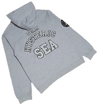 即決 HYSTERIC GLAMOUR ヒステリックグラマー × WIND AND SEA ウィンダンシー スウェット パーカー クリーニング済み R-B40_画像3