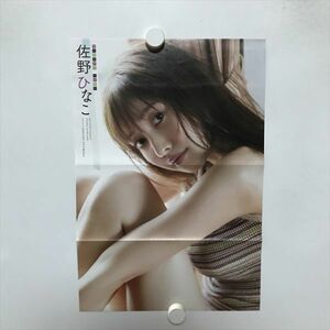 B15544 ◆佐野ひなこ B4変型サイズ ポスター 送料180円 ★5点以上同梱で送料無料★