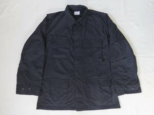 米軍　BLACK357　BDU　ジャケット　ブラック357　リップストップ　コンバット　シャツジャケット　ミリタリー　97　M-L