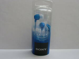 未開封 SONY イヤホン MDR-EX15LP 密閉型インナーイヤーレシーバー 【ブルー】②