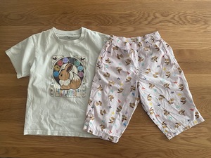 ユニクロ　ステテコ　Tシャツ　ポケモン　イーブイ　140サイズ　2点セット