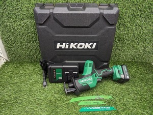 中古品 HiKOKI ハイコーキ 10.8V コードレスセーバソー セーバーソー レシプロソー CR12DA(LS) 4.0Ahバッテリー1個 + 充電器