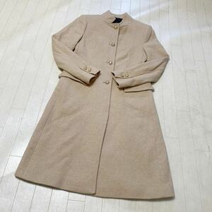 3710☆ ZARA ザラ トップス アウター コート ロングコート カジュアル ビジネス レディース USA S ベージュ