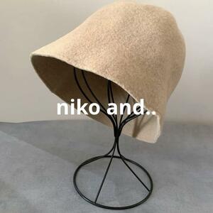 niko and.. 抗菌防臭加工 オリジナルマルチハット ベージュ