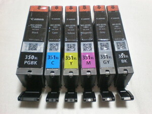  new goods CANON Canon original ink cartridge BCI-351XL+350XL/6MP 6 color multi pack * high capacity type BCI-351XLC BCI-351XLM BCI-351XLY