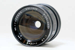 SOLIGOR WIDE-AUTO 28mm F2.8 for MINOLTA #396-32