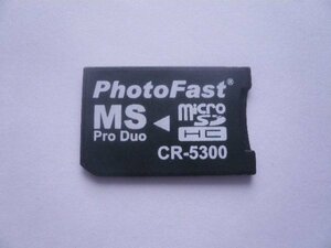 CR-5300　microSD → メモリースティック Pro Duo 変換アダプター