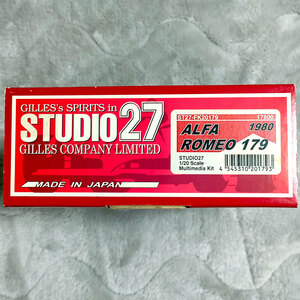 アルファロメオ 179 マルボロ 1980 1/20 スタジオ27 STUDIO27 ガレージキット