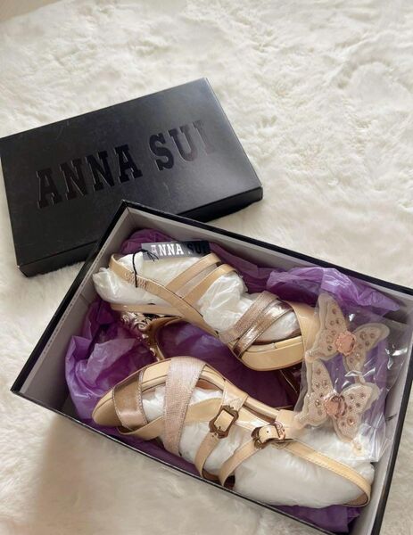 新品タグ付 ANNA SUI アナスイ 23㎝　猫足