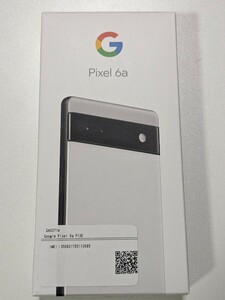 新品未使用　google pixel6a ホワイト