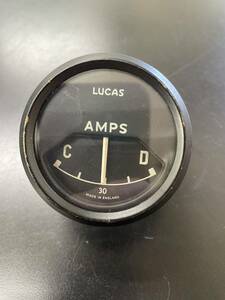 LUCAS/ルーカス/アンメーター/ AMMETER / 電流計/当時物