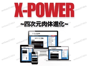 【仙人さん】X-Power~四次元肉体進化~完全版｜授業48話＋実践ライブ＋知能向上の法＆ウェビナー(QA付)＋240万円ライティング＋マニュアル等