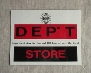 DEP'T STORE　ステッカー シール