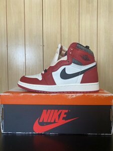 未使用　NIKE AIR JORDAN 1 RETRO HIGH OG GS Lost & Found　ロスト&ファウンド　シカゴ　24.5㎝