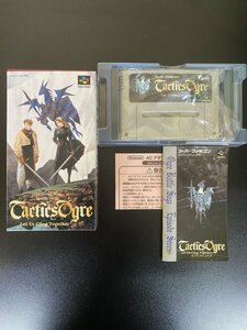 スーパーファミコン　Tactics Ogre　タクティクスオウガ　SHVC-A07J　箱付き